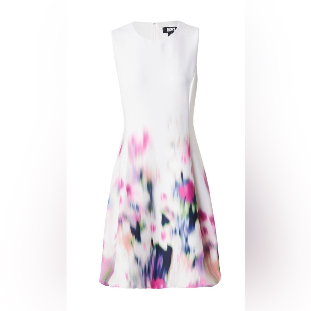 NWT DKNY Floral Sleeveless Midi Dress size 2